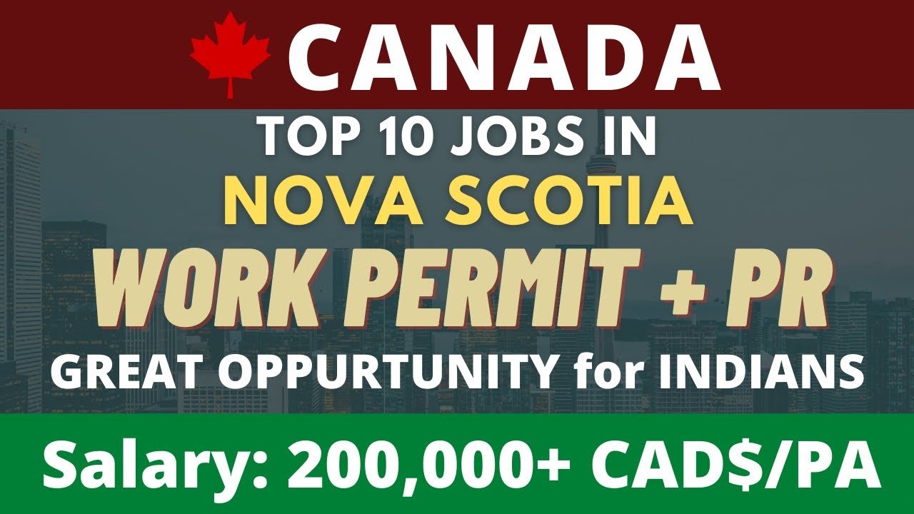 Job opportunities in Nova Scotia, Canada